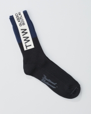 BICOLOR SOCKS 詳細画像 ブラック×ダークネイビー 1