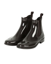 WING TIP SIDEGORE RAINBOOTS 詳細画像 ブラウン 1