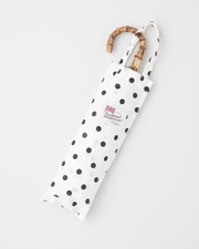 FOLDING UMBRELLA BAMBOO 詳細画像 ホワイトビッグドット 1