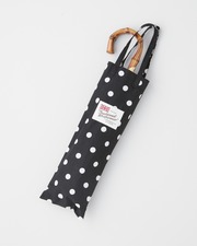 FOLDING UMBRELLA BAMBOO 詳細画像 ブラックビッグドット 1