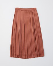 【HIGH STREET COLLECTION】LONG PLEATS SKIRT 詳細画像 レッドブラウン 1