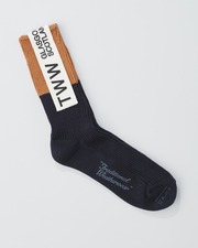 COTTON BI-COLOR SOCKS 25-27 詳細画像 ダークネイビー×ブラウンベージュ 11