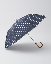 FOLDING UMBRELLA BAMBOO 詳細画像 ネイビー ビッグ ドット 1