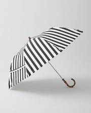 FOLDING UMBRELLA BAMBOO 詳細画像 ブラック×ホワイト 1
