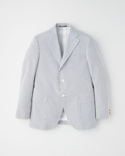 【×J.PRESS】3 BUTTON JACKET with PATCH POCKET 詳細画像 ネイビー 1