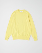 COTTON CREW KNIT PULL OVER 詳細画像 イエロー 1