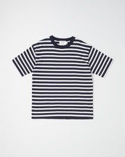 COTTON BORDER KNIT T-SHIRT 詳細画像 ネイビー×グレー×ホワイト 11