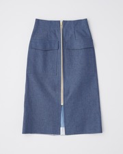 PATCH FLAP POCKET SKIRT 詳細画像 インディゴXブルー 1