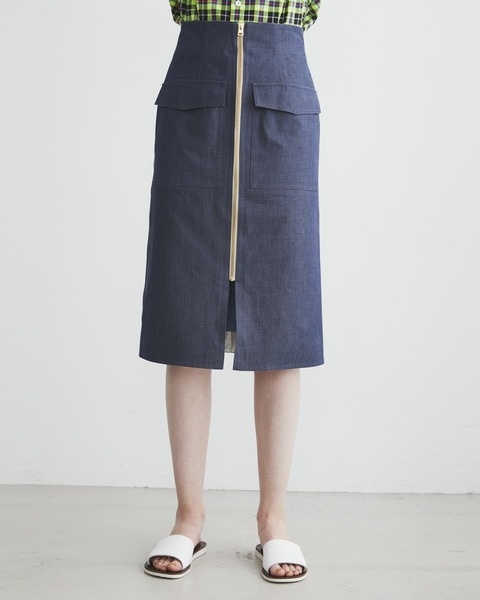 PATCH FLAP POCKET SKIRT