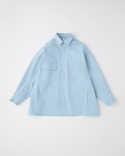 FLY FRONT FLAP POCKET SHIRT 詳細画像 サックスブルー 11