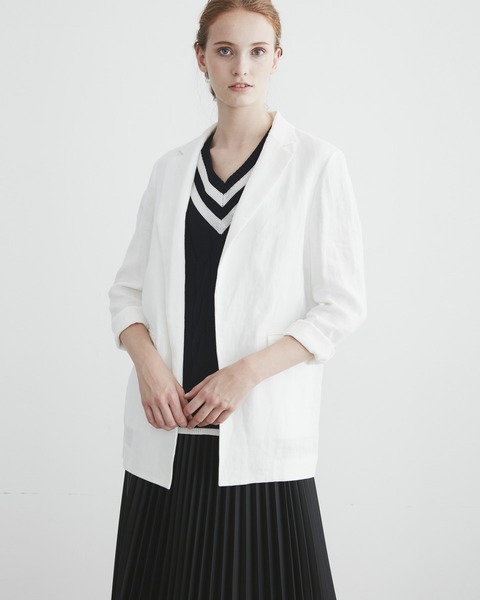 【HIGH STREET COLLECTION】BUTTONLESS JACKET