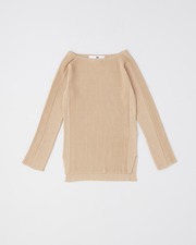 【HIGH STREET COLLECTION】LONG SLEEVE RIB KNIT PULL OVER 詳細画像 キャメル 11