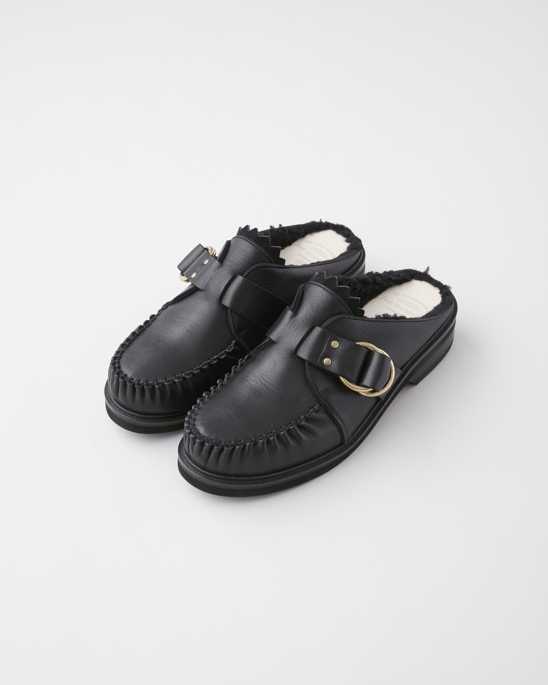 foot the coacher】CUT-OFF RING MOCCASIN 【×フット ザ コーチャー foot the coacher】CUT-OFF RING MOCCASIN 【×フット ザ コーチャー