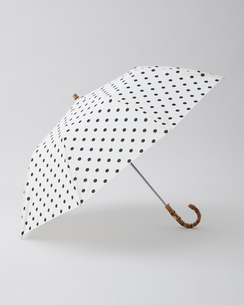FOLDING BAMBOO フォールディング バンブー｜ネイビービッグドット｜Goods｜折り畳み傘｜Traditional Weatherwear（トラディショナル  ウェザーウェア） 公式通販オンラインストア