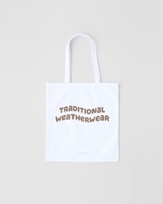 WAVE LOGO TOTE 詳細画像 オプティックホワイト×ブラウン 11