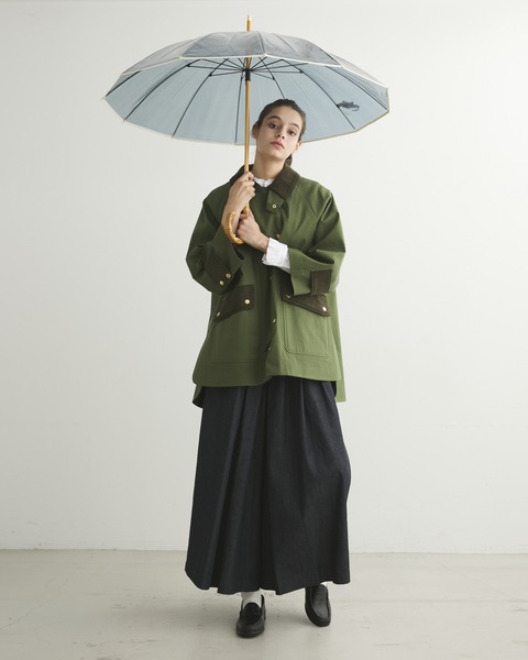 CLEAR UMBRELLA BAMBOO