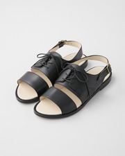 【BEAUTIFUL SHOES 】LACE UP SANDALS 詳細画像 ブラック 1