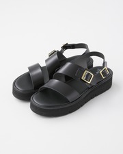 【BEAUTIFUL SHOES 】S.S.BELT SANDALS L 詳細画像 ブラック 1