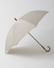 【軽量】UMBRELLA BAMBOO LITE 詳細画像 ブラウンマルチギンガムチェック 1