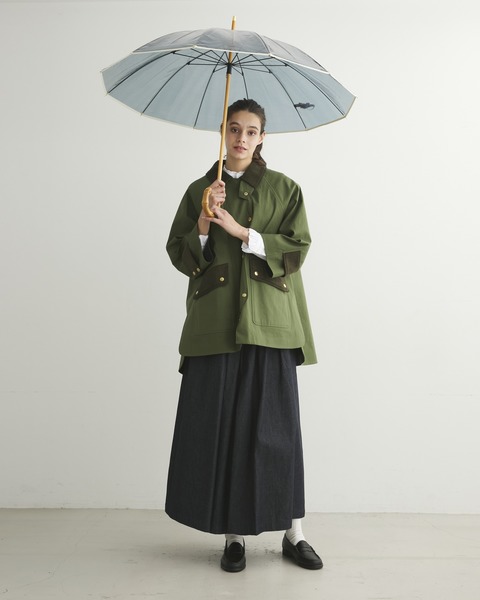 CLEAR UMBRELLA BAMBOO