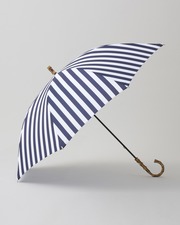 【軽量】UMBRELLA BAMBOO LITE 詳細画像 ネイビー×オフホワイト 1