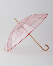 CLEAR UMBRELLA BAMBOO 詳細画像 レッド 11