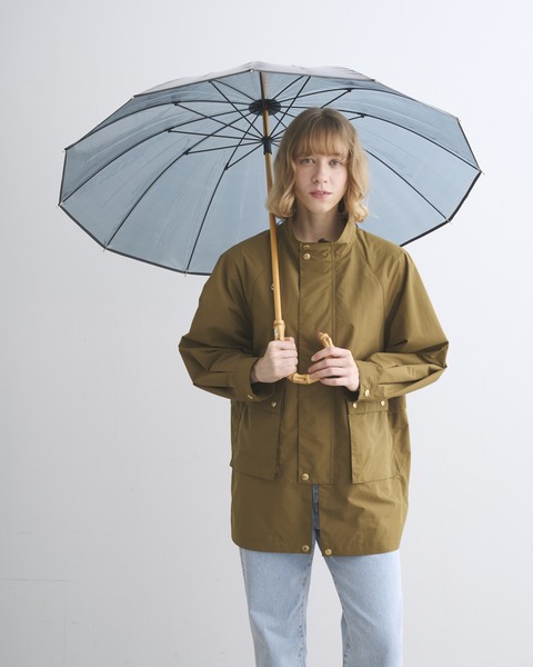 CLEAR UMBRELLA BAMBOO