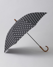 【軽量】UMBRELLA BAMBOO LITE 詳細画像 ブラック&times;ホワイト 1