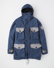 【×Ark Air】4POCKET SMOCK 詳細画像 ブルー×グレー 1