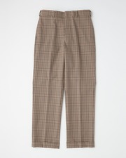 【×J.PRESS】STRAIGHT TROUSER WITH BELT 詳細画像 ベージュチェック 1