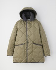 DERBY HOOD QUILTED WITH DOT BUTTON 詳細画像 カーキ×ミリタリー 1