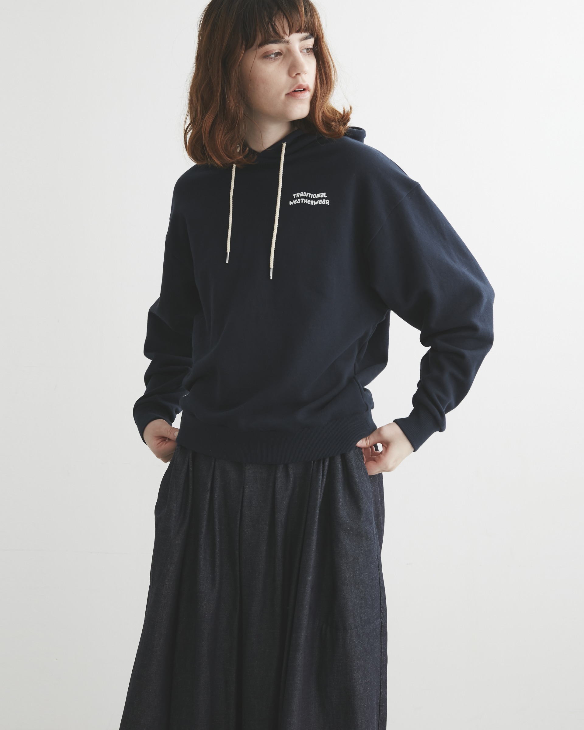 WAVE LOGO PULL OVER SWEAT PARKA ウェーブ ロゴ プルオーバー ...