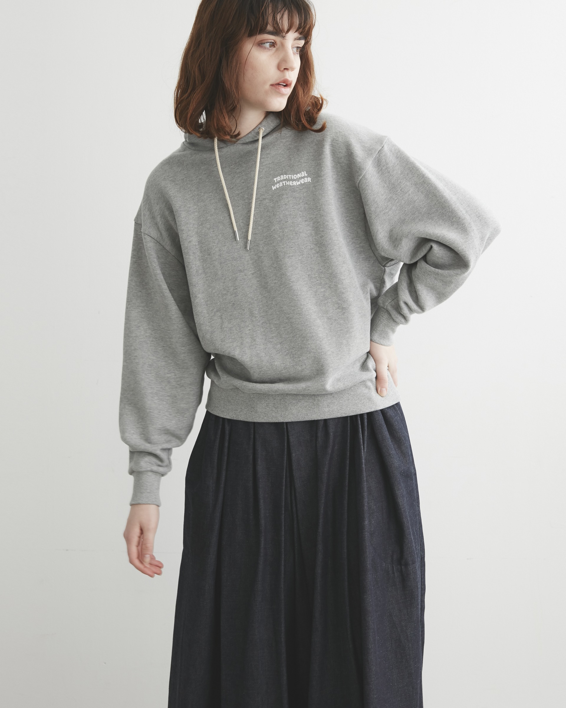 WAVE LOGO PULL OVER SWEAT PARKA ウェーブ ロゴ プルオーバー ...