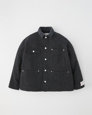 【UNION WEAR】UNIONCOVER 201(HEAT TWEED) 詳細画像 ダークグレーヘリンボーン 1