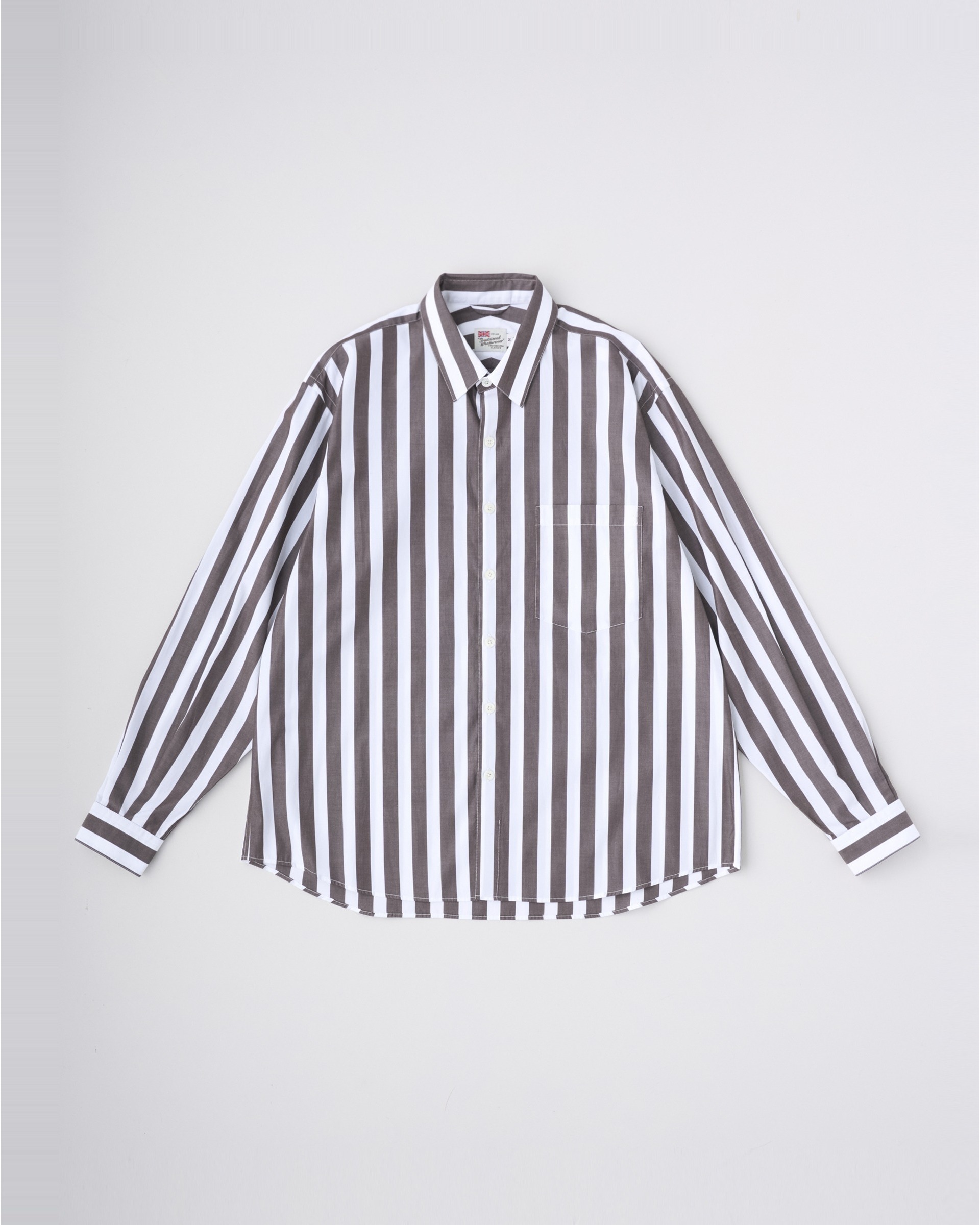 REGULAR SHIRT レギュラーシャツ｜ブルービッグストライプ｜メンズ
