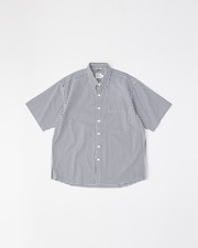 REGULAR SHIRT SHORT SLEEVE 詳細画像 ホワイト×ブラック 1