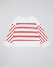 BMB SHIRT BF 詳細画像 オフホワイト×ポピーレッド 1