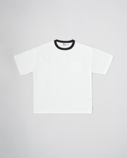 RINGER POCKET TEE SHORT SLEEVE 詳細画像 オフホワイト×ブラック 11