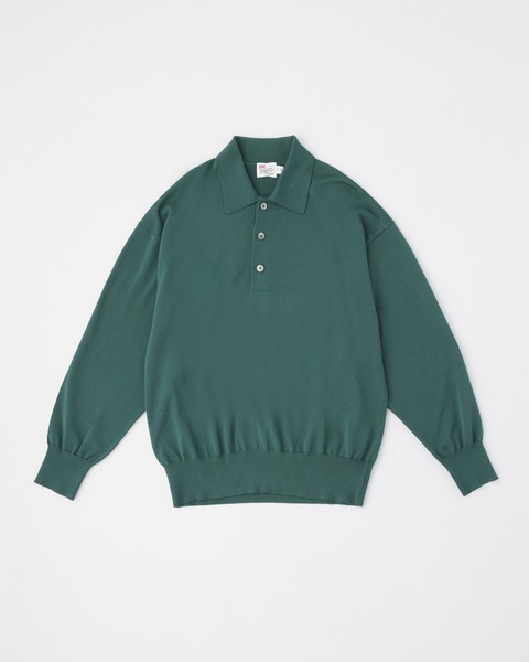 POLO COLLAR PULLOVER  LONG-SLEEVE