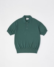 POLO COLLAR PULLOVER SHORT-SLEEVE 詳細画像 グリーン 1
