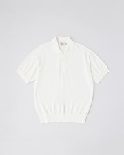 POLO COLLAR PULLOVER SHORT-SLEEVE 詳細画像 オフホワイト 1