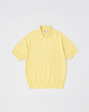 POLO COLLAR PULLOVER SHORT-SLEEVE 詳細画像 イエロー 1