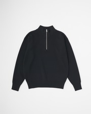 HALF ZIP UP PULLOVER 詳細画像 ブラック 1