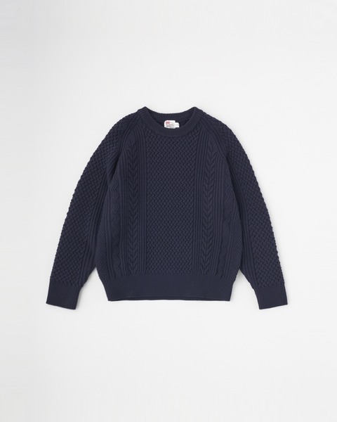 FISHERMAN CREW NECK PULLOVER