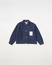 【UNIONWEAR】WORK JACKET 001D 詳細画像 インディゴ・シルバーリベット(金茶ステッチ) 1