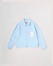 【UNIONWEAR】WORK JACKET 004D 詳細画像 アイス ウォッシュ ブルー(金茶ステッチ) 1