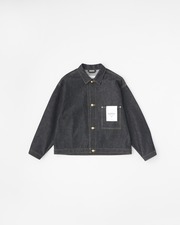 【UNIONWEAR】WORK JACKET 001D 詳細画像 ブラック ワンウォッシュ&times;ゴールド釦 11
