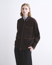 WORK JACKET 002 ZIP 詳細画像 チョコレート ブラウン 1