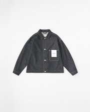 WORK JACKET 001D 詳細画像 ブラック ワン ウォッシュ 1