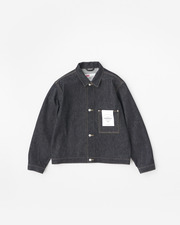 WORK JACKET 004D 詳細画像 ブラック ワン ウォッシュ 1